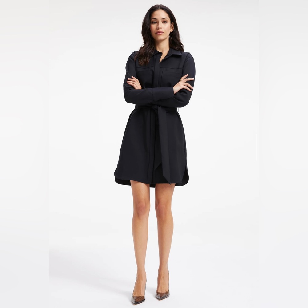 Good American Poplin Shirt Dress NWT - Picture 3 of 13
